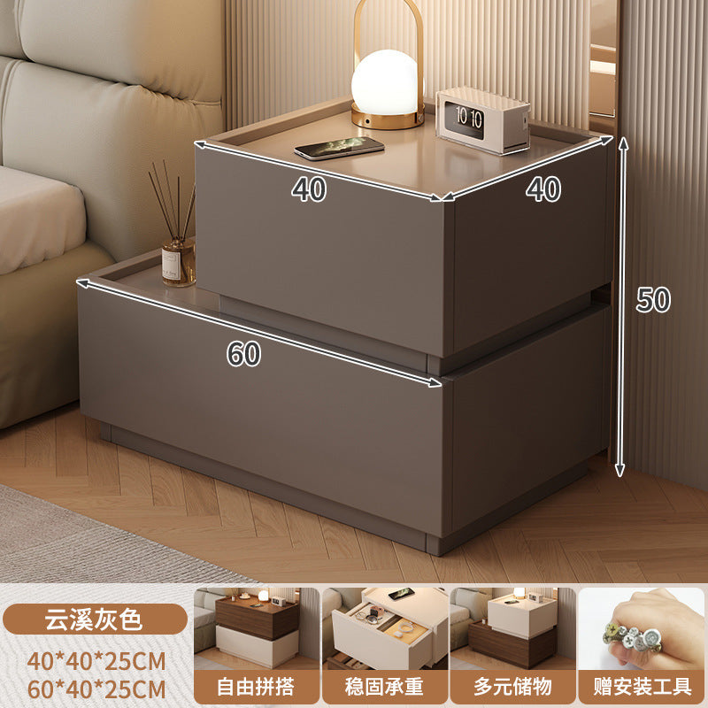 Bedside table for home italian normcore storage storage free combination cabinet popular sofa side table bedroom bedside table