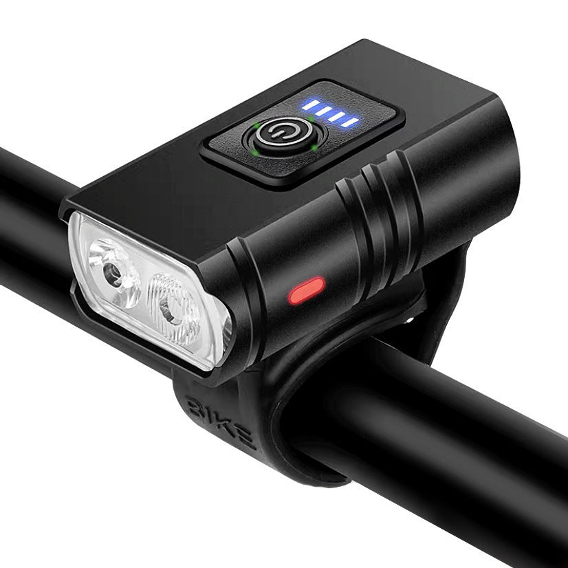 Cross-border new dual T6 bicycle light USB charging outdoor waterproof cycling lighting headlight mountain bike light