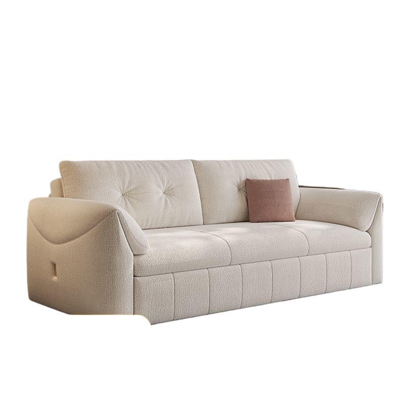 Sofa bed all-in-one dual-purpose foldable multi-functional small apartment storage straight row cream style popular bedroom sofa