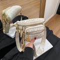 women's bag 2025 new mini chic versatile fashion retro multi-layer zipper shoulder crossbody chest bag