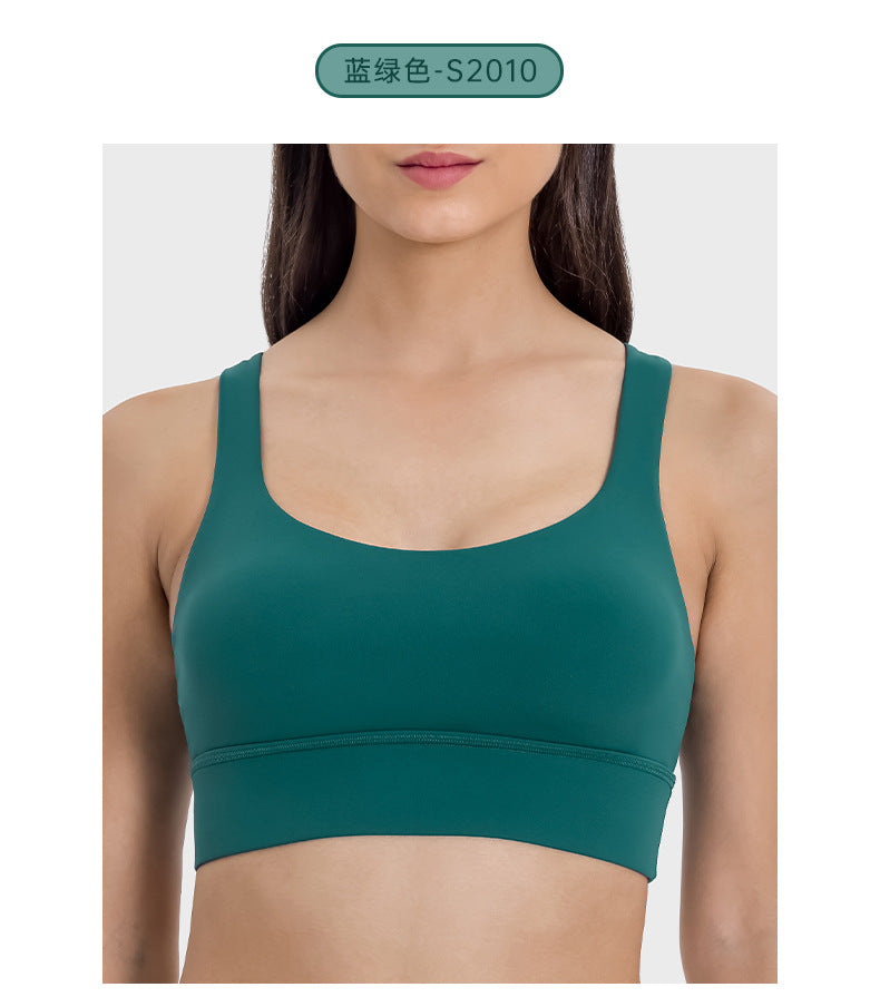 Fashionable slim-fit modilan blue outdoor sports running fitness set - sexy back yoga outfit