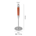 304 stainless steel thickened rosewood handle manual masher - potato masher for baby food and purees