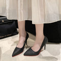 2026 summer new arrival: plus-size women's pointed-toe stiletto heels with sparkling detail – european & american style for parties and banquets