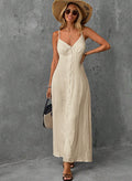 european and american cross-border new summer women's sleeveless vacation style maxi dress