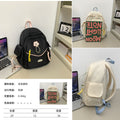 2025 new year's sweet style mini backpack - simple shoulder bag for middle school, high school, and college students - women's travel bag