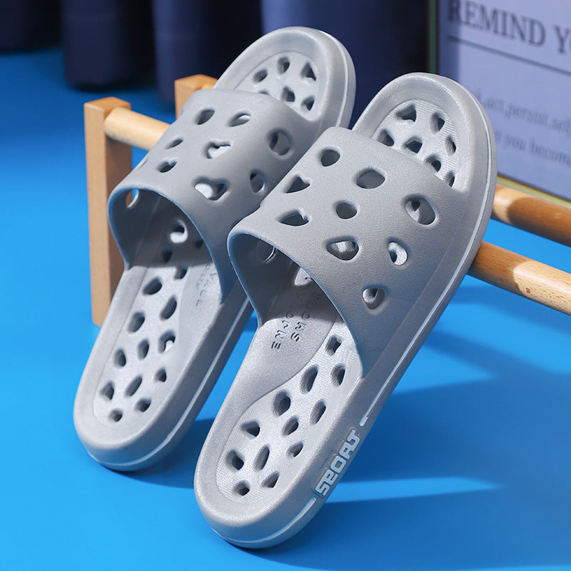 Waterproof slippers new arrival indoor home bathroom bathing silent non-slip men's and women's slippers men's home hotel wholesale