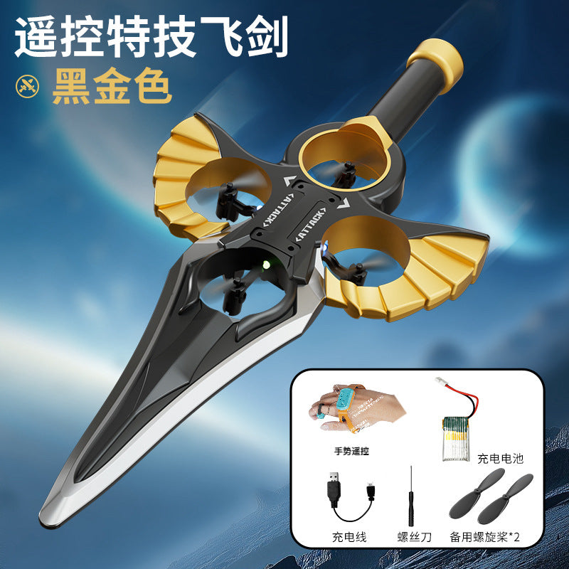[customized] flying sword remote control flying sword aircraft toy flying sword drone model gift aircraft model