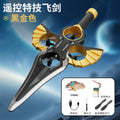 Gesture control - sword-flying remote control airplane - black gold