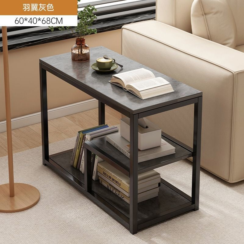 Sofa side table tea cabinet for home small coffee table modern casual corner table small table balcony simple small tea table side cabinet