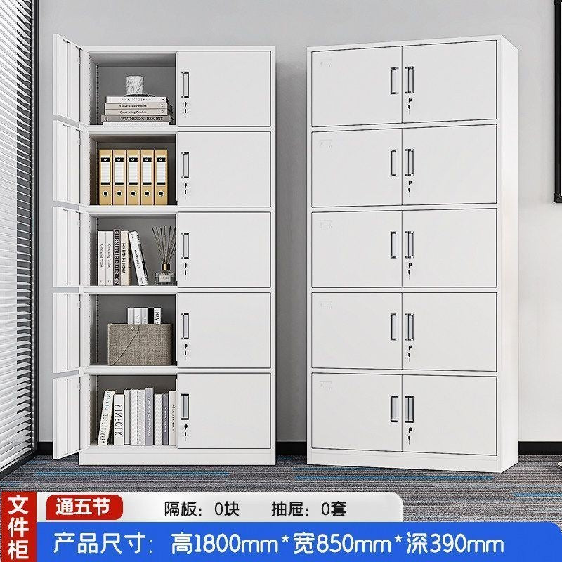 Heavy-duty steel office file cabinet - steel document cabinet for financial records, accounting files, and storage - low profile storage unit