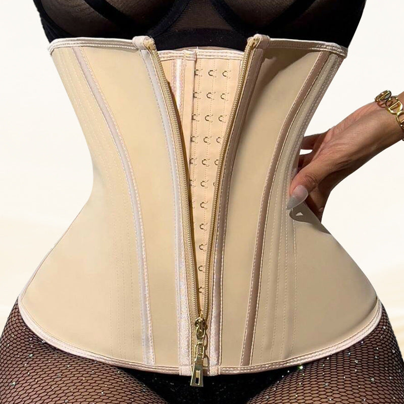 Temu xiyin  hot double-layer latex tight waistband abdominal belt sports shaping sweat fitness waistband