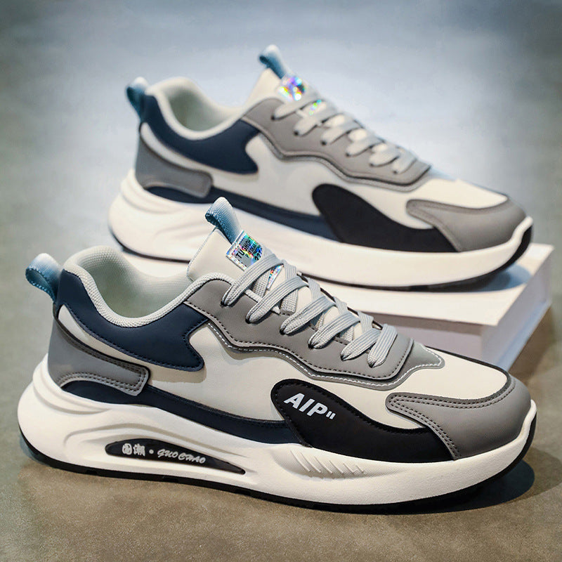 Men's shoes 2025 new winter soft sole athletic casual shoes men's running shoes breathable men's student versatile trendy shoes