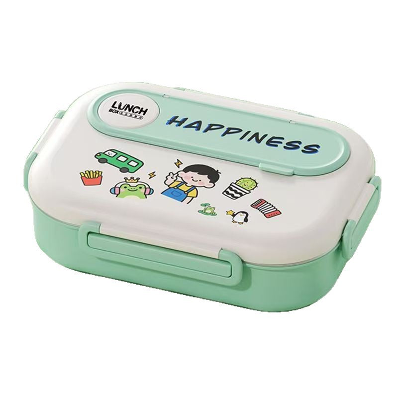 Kids' insulated lunch box - perfect for elementary and middle school students - divided compartment bento box - 304 stainless steel lunch container for boys