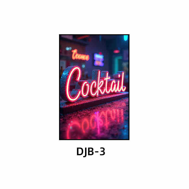 Bar luminous decorative painting ktv box atmosphere led hanging painting nightclub club trend creative neon mural