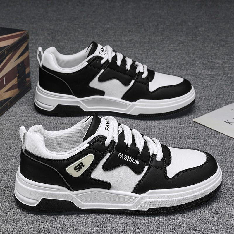 2025 new spring men's ins-style sneakers: waterproof athletic shoes, casual low-top flats, versatile and breathable