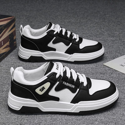 2025 new spring men's ins-style sneakers: waterproof athletic shoes, casual low-top flats, versatile and breathable