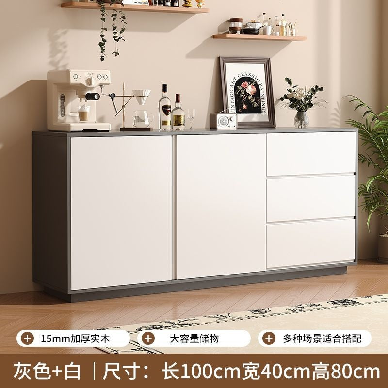 Solid wood sideboard floor-standing wall storage cabinet living room tea cabinet kitchen storage cabinet for homecasual storage cabinet