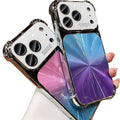 Dazzling laser cd pattern aurora large window case for iphone 16 pro max - instantly upgrade to iphone 17 style, also compatible with iphone 14