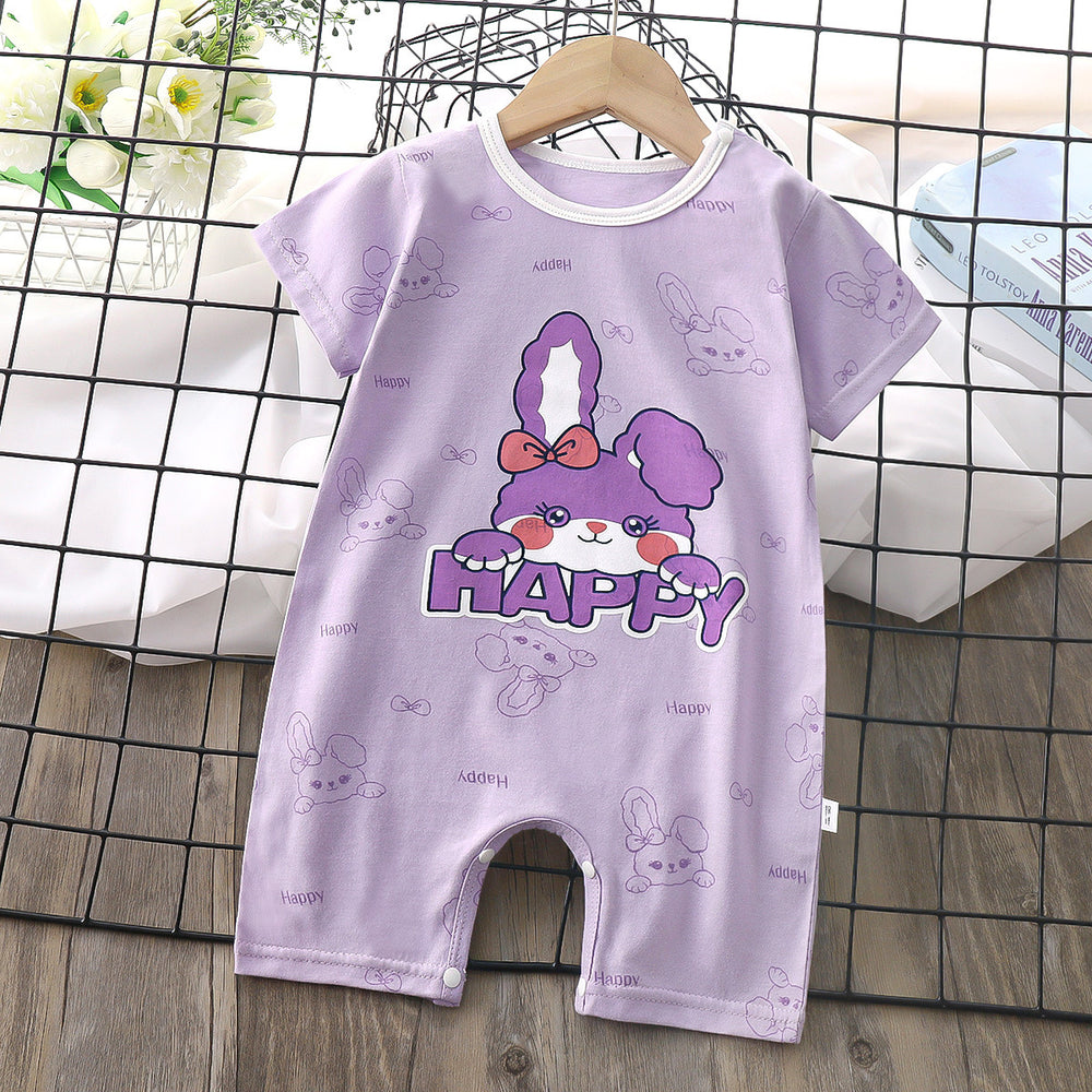 infant romper - new summer collection: korean style, lightweight short-sleeve bodysuit for baby boys and girls
