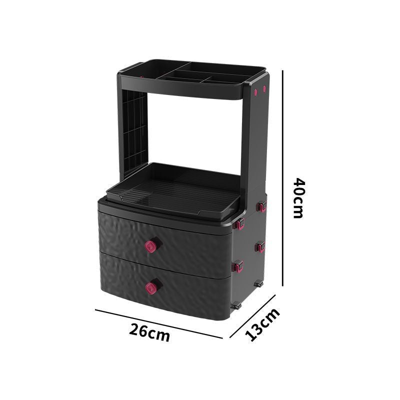 Household cosmetics storage box, dresser, premium desktop skin care products, storage lipstick, multi-function and large capacity