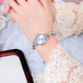 Xiaoxiangfeng braided watch girls bracelet watch nicheaccessible luxuryinschiceasiest for matchcamellia beaded watch