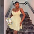 african women's fashion: new european and american style solid color sleeveless backless dress for