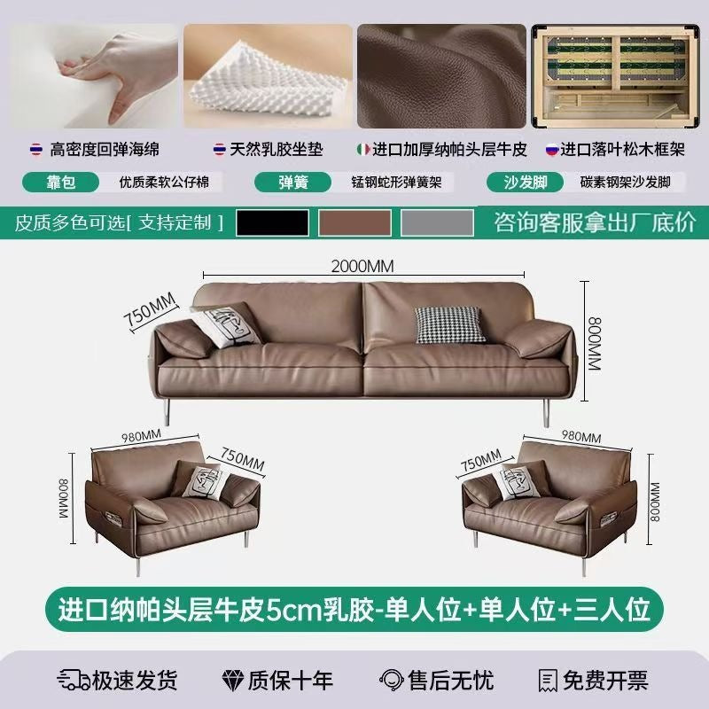 Office sofa casual business reception room reception area casual office sofa coffee table combination three seats