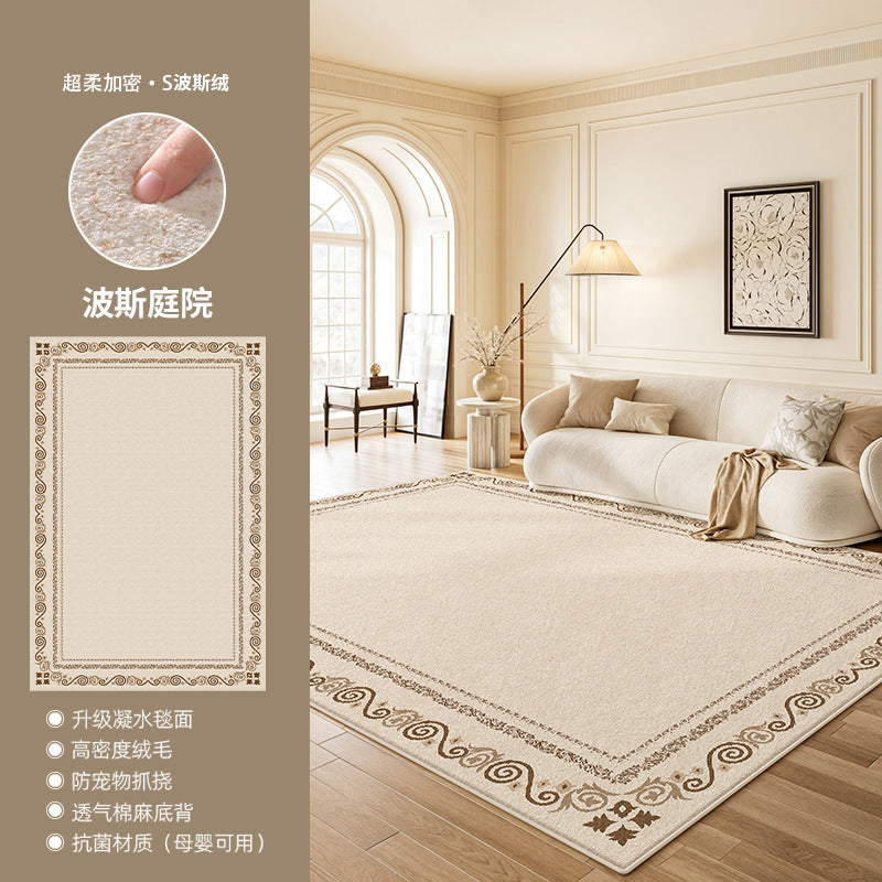 Distributed carpet living room bedroom  new style accessible luxury high-end modern simple bedside no-wash, wipeable and no maintenance