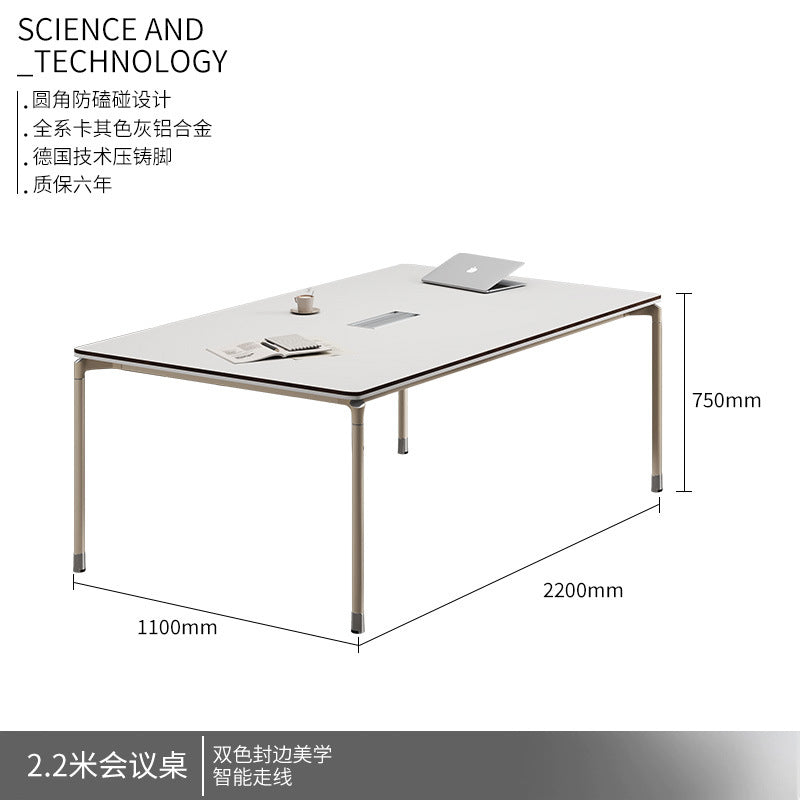 Long table conference table long table casual modern creative training table large and small conference room negotiation table and chair combination