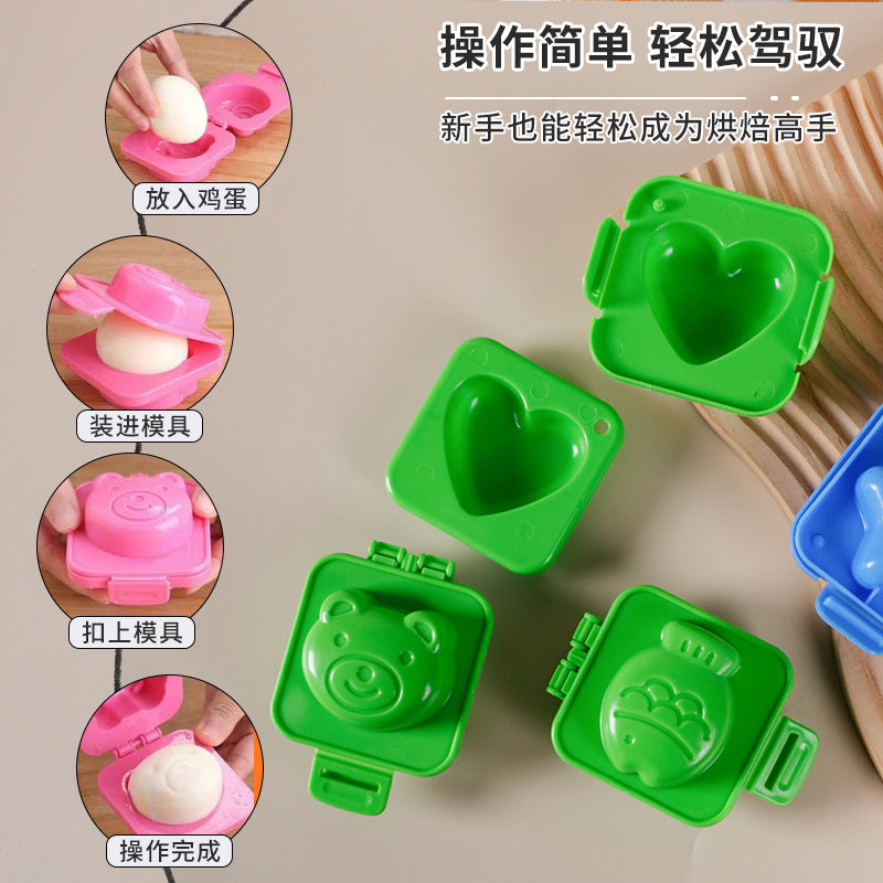 cute egg-shaped rice ball mold diy bear bunny dometi rice ball-shaped mold egg press