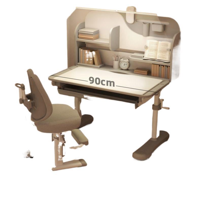 Children's study desk - adjustable height writing desk set for kids, students, and home use - perfect for homework and schoolwork