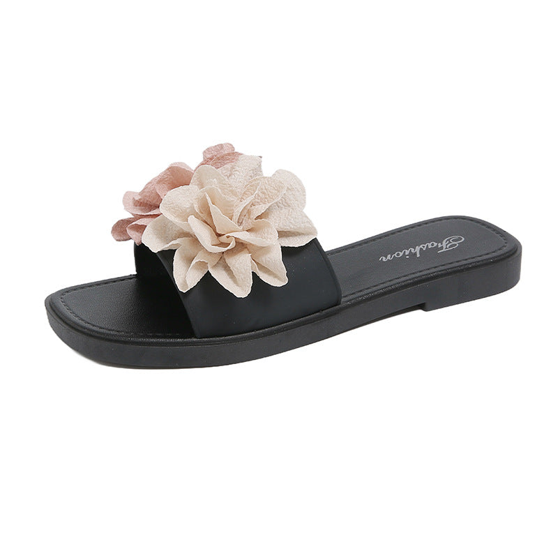 Floral platform sandals - women's summer 2025 new collection - fairycore beach sandals, perfect with dresses