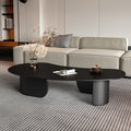 Italian slate coffee table black cashew shaped modern living room for home creative small apartment coffee table italian normcore