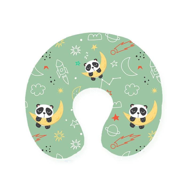 Factory custom u-shaped pillow neck support travel pillow memory foam u-shaped pillow corporate logo gift sponge pillow