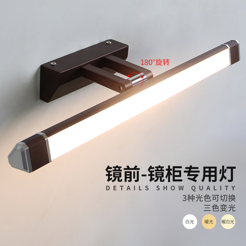 LED mirror headlight, simple makeup dresser headlight bathroom bathroom Zhongshan waterproof mirror lamp mirror cabinet lighting