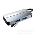 docking station usb3.0hub splitter is suitable for apple type-c to rj45 network card hub