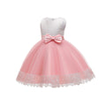 kids dress color matching style fluffy wedding dress princess dress girldress baby first birthday