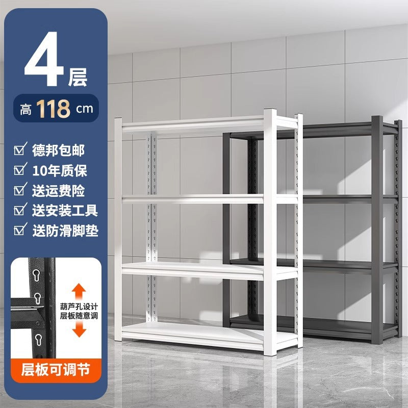 Steel storage rack multi-layer storage rack warehouse balcony storage rack supermarket snack shelf for home shelf storage rack