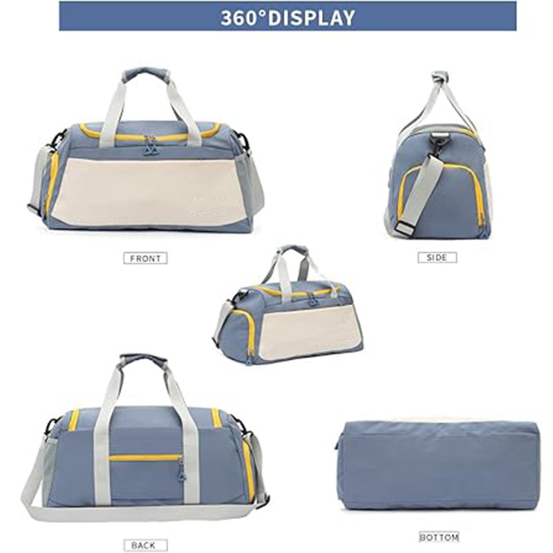 Portable storage bag Women's lightweight travel bag Large capacity foldable college student travel backpack Business trip luggage storage