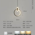 New trendy bedside pendant light, creative and unique wall lamp for bedroom, living room tv background wall, hanging wire lighting fixture