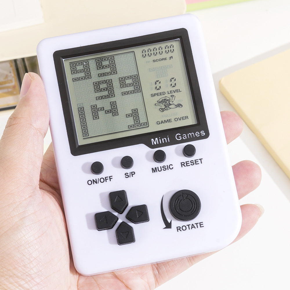 Tiktok viral mini handheld game console - perfect for kids' gifts & promotional giveaways! built-in with 26 classic tetris games