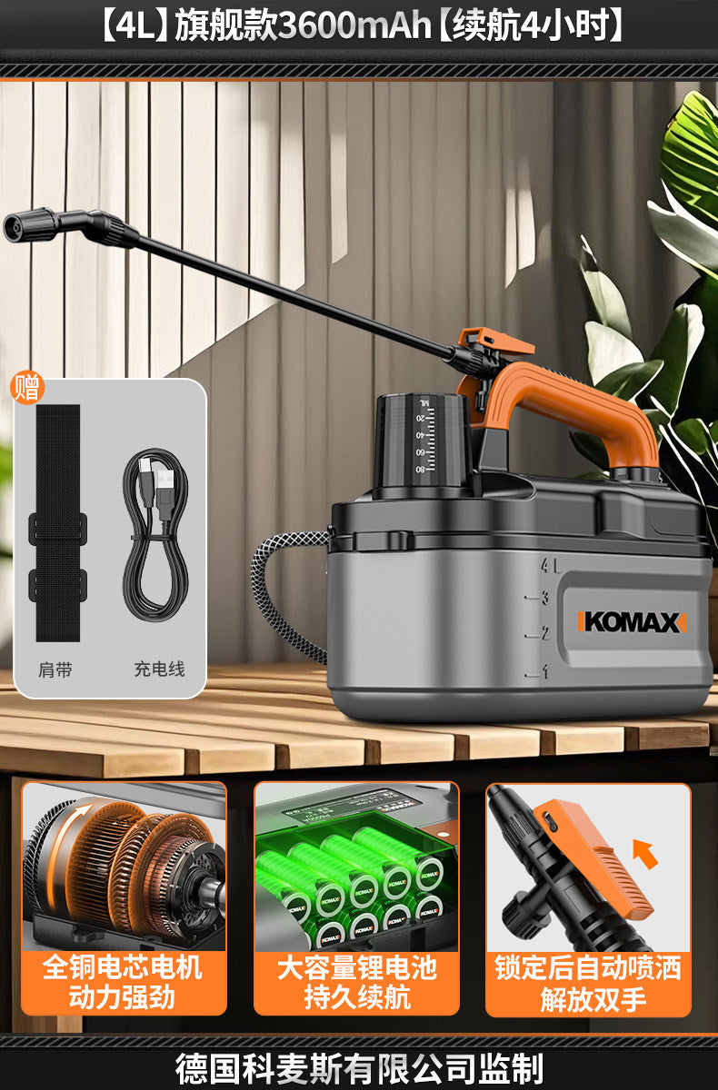 Multifunctional electric backpack sprayer - manual/automatic agricultural disinfection, epidemic prevention, and landscaping sprayer
