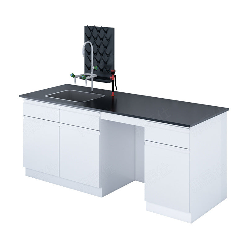 Laboratory workbench Physical and chemical board Central platform Side platform Steel and wood experimental bench Experimental table Fume hood All-steel experimental bench