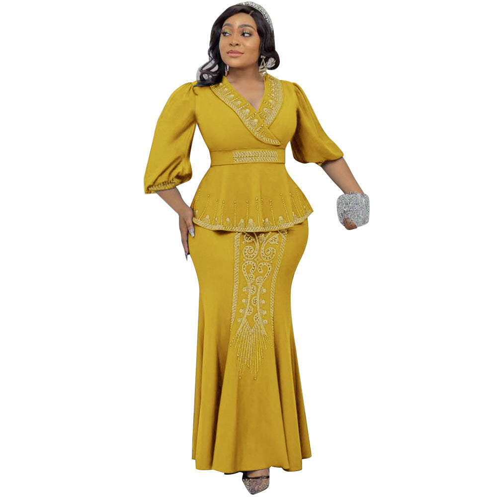 Aliexpress  socialite silmdresstwo-piece settops skirt fashionebeyexportplus size women's clothing