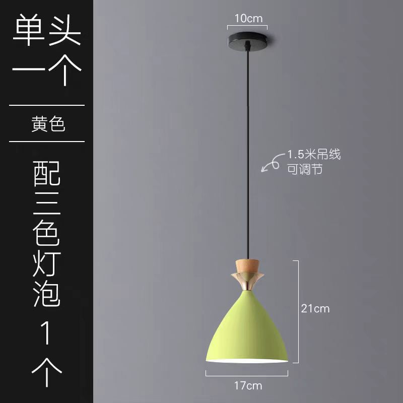 Modern casual macaron chandelier creative milk tea shop popularins bar restaurant lamp scandinavian restaurant chandelier
