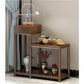 Coffee table solid wood side table corner table chinoiserie solid wood tea table antique small tea tableaccessible luxury bogu rack ornaments rack entrance cabinet