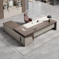 Boss desk office desk casual modern president manager desk supervisor table and chair combination light luxury executive desk office furniture