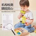 Newborn rattle 0-6 months, teether & soother, early education toy for baby boys & girls - safe for chewing & boiling