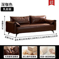 [dark brown] light luxury texture oil wax leather [latex style]