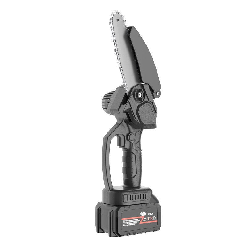 Chainsaw rechargeable lithium woodworking handheld wireless lithium battery chainsaw logging hand electric chain saw high power portable chainsaw